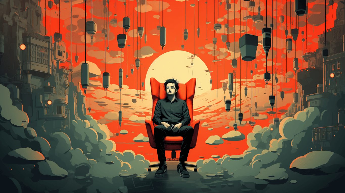 abstract image of a patient experiencing side effect