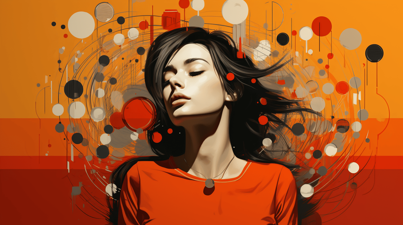 abstract image of a patient experiencing side effect