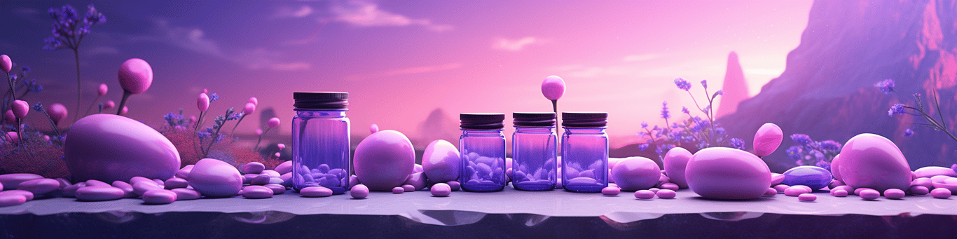 image of different drug pills on a surface