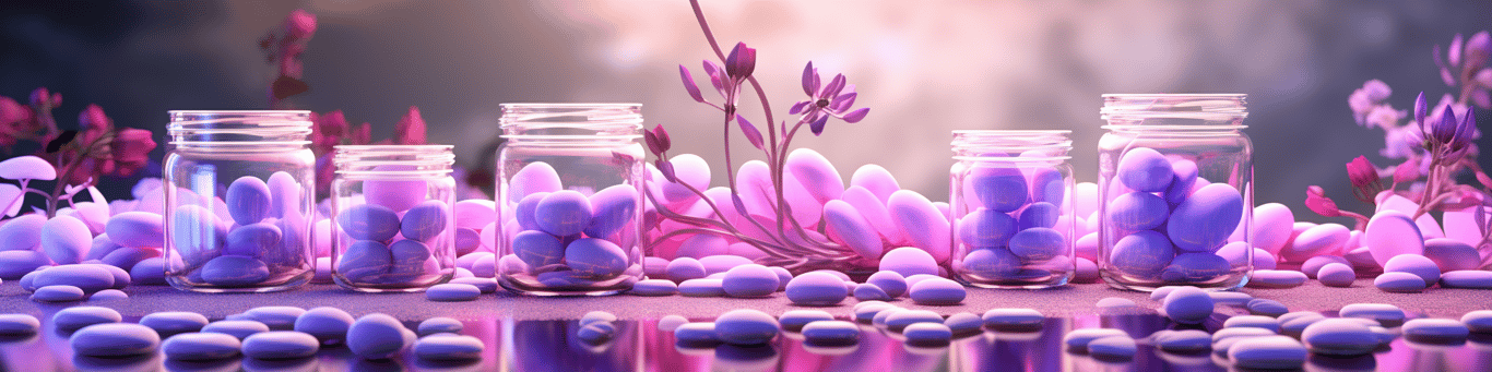 image of different drug pills on a surface