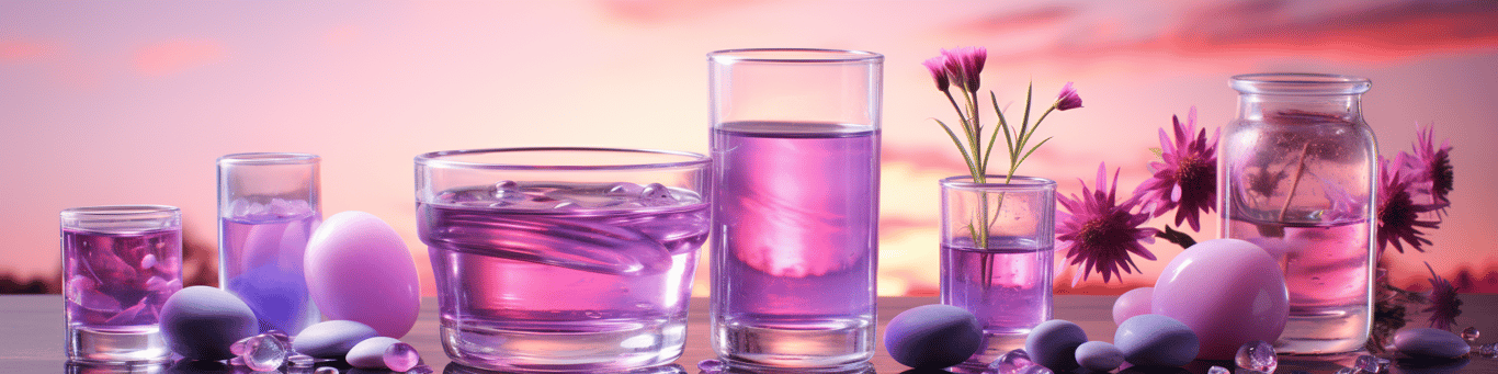 image of drug pills surrounding a glass of water symbolizing drug consumption