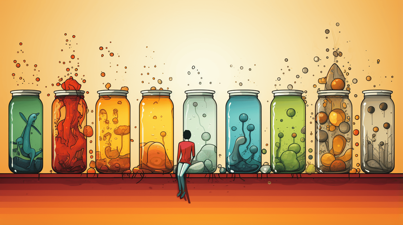 abstract image of a patient experiencing side effect