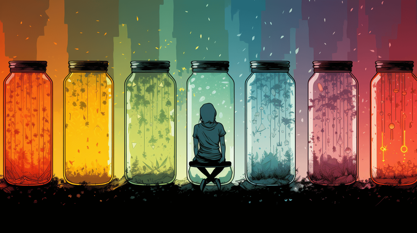 abstract image of a patient experiencing side effect