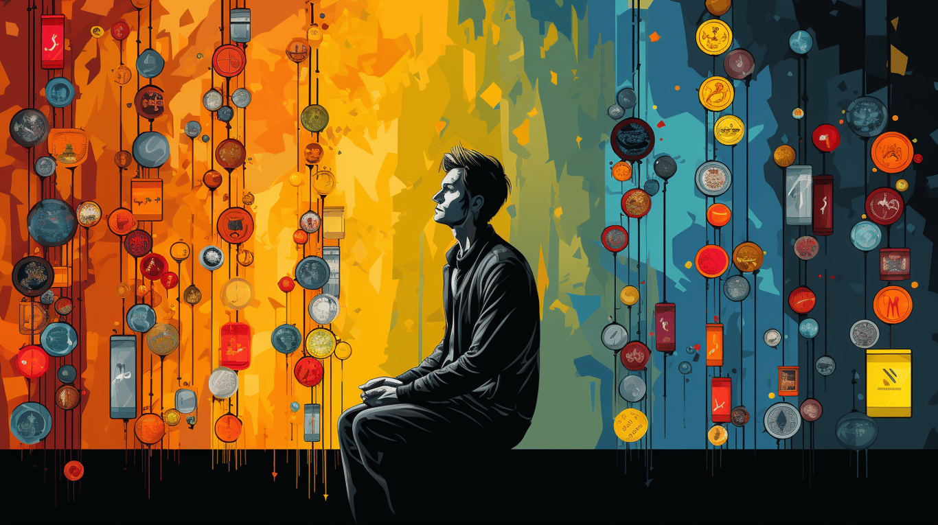 abstract image of a patient experiencing side effect