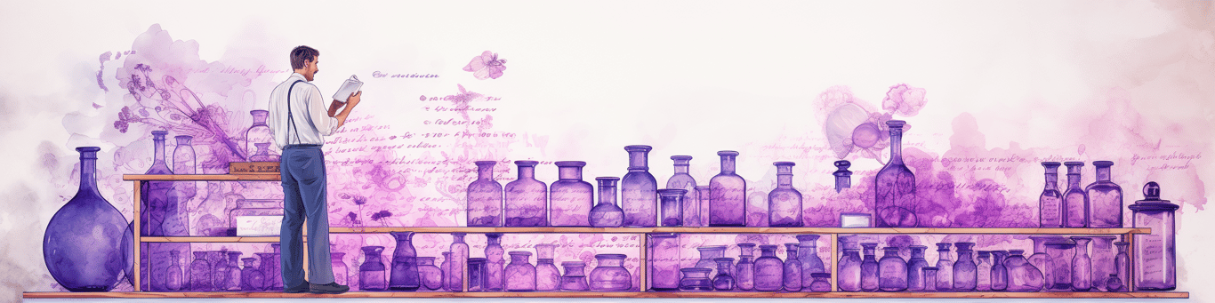 image of a doctor in a lab doing drug, clinical research