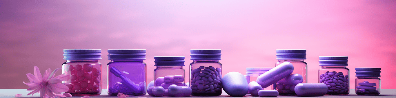 image of different drug pills on a surface