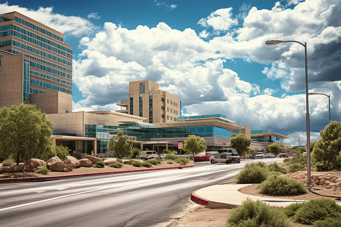 Image of University of New Mexico Comprehensive Cancer Center in Albuquerque, United States.