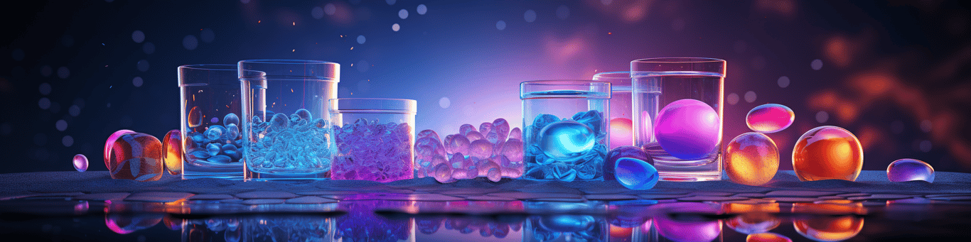 image of drug pills surrounding a glass of water symbolizing drug consumption
