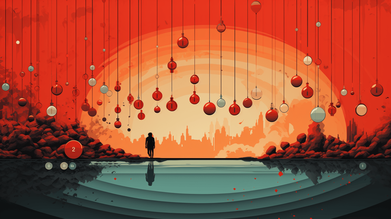 abstract image of a patient experiencing side effect