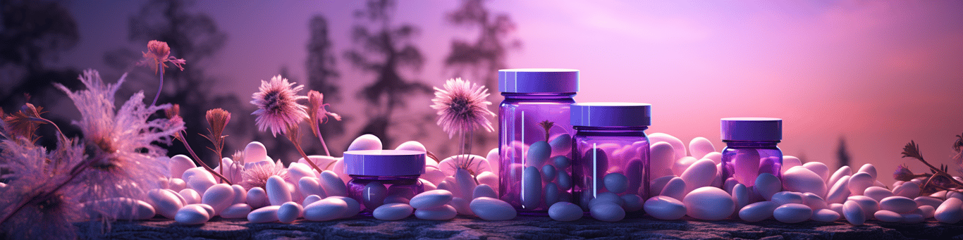 image of different drug pills on a surface