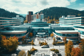 Image of St. Paul's Hospital in Vancouver, Canada.