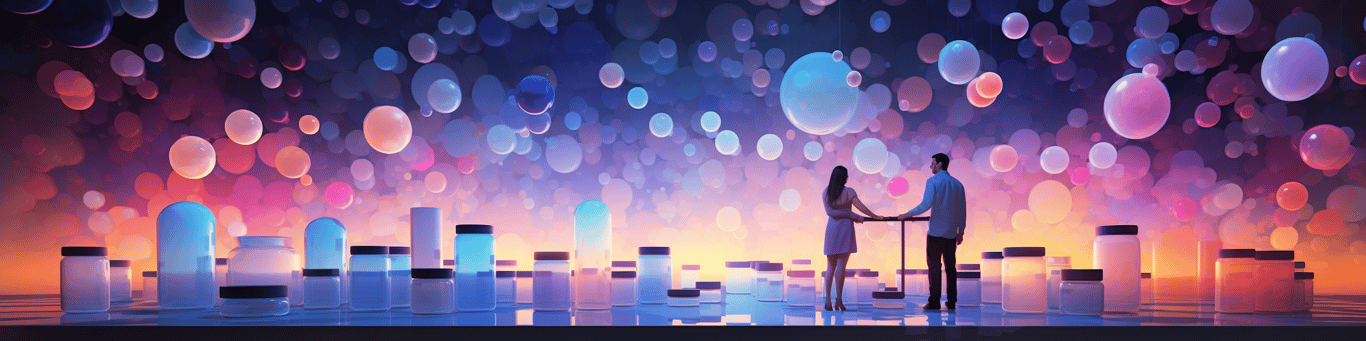 image of a doctor in a lab doing drug, clinical research