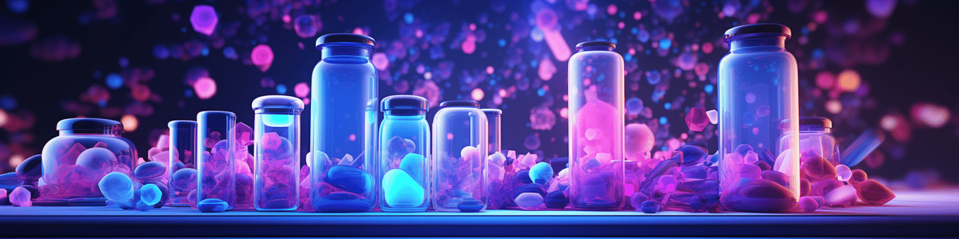 image of different drug pills on a surface