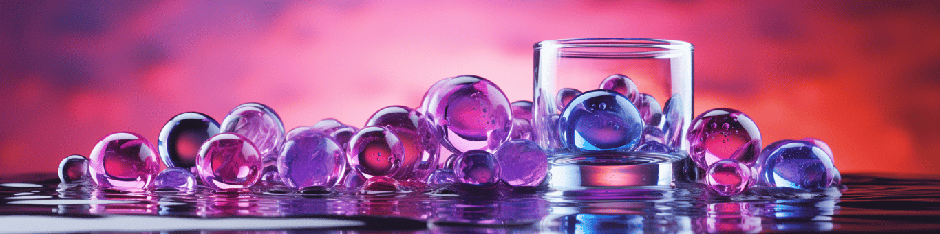 image of drug pills surrounding a glass of water symbolizing drug consumption