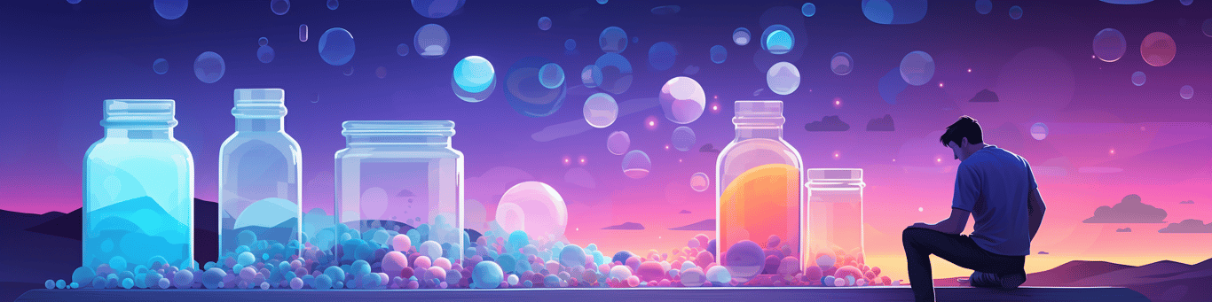 image of a doctor in a lab doing drug, clinical research