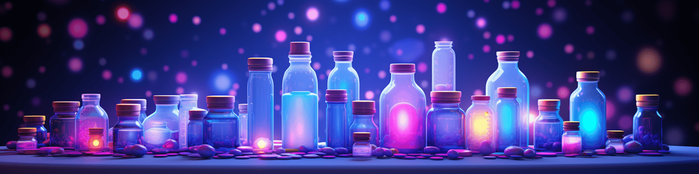 image of different drug pills on a surface