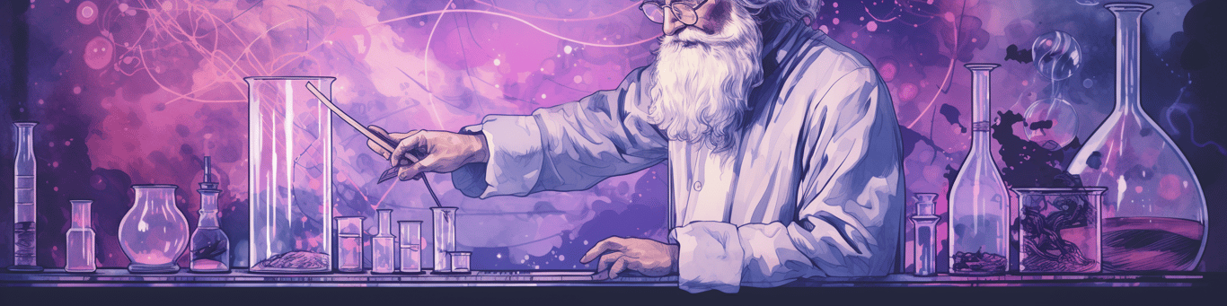 image of a doctor in a lab doing drug, clinical research