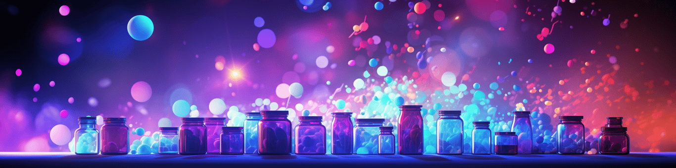 image of different drug pills on a surface