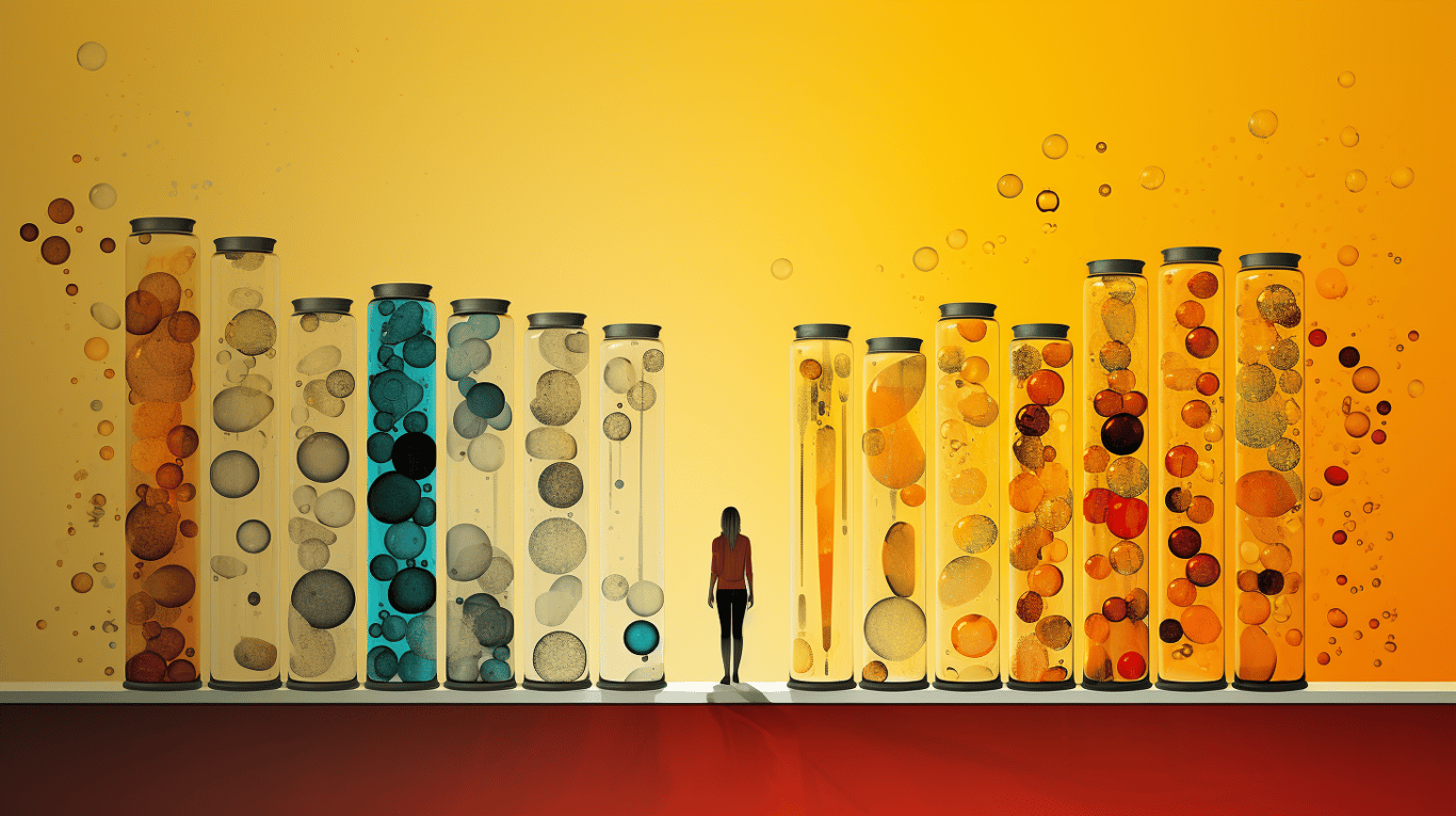 abstract image of a patient experiencing side effect