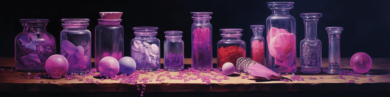 image of different drug pills on a surface