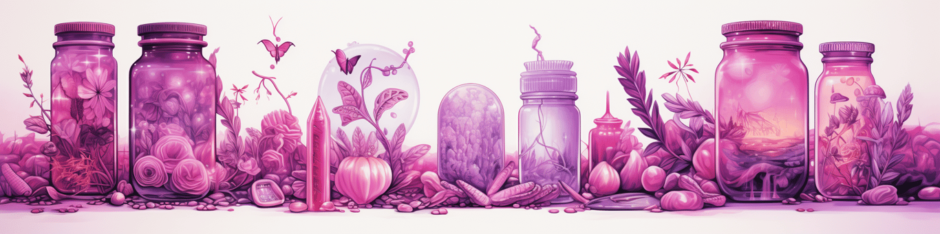 image of different drug pills on a surface