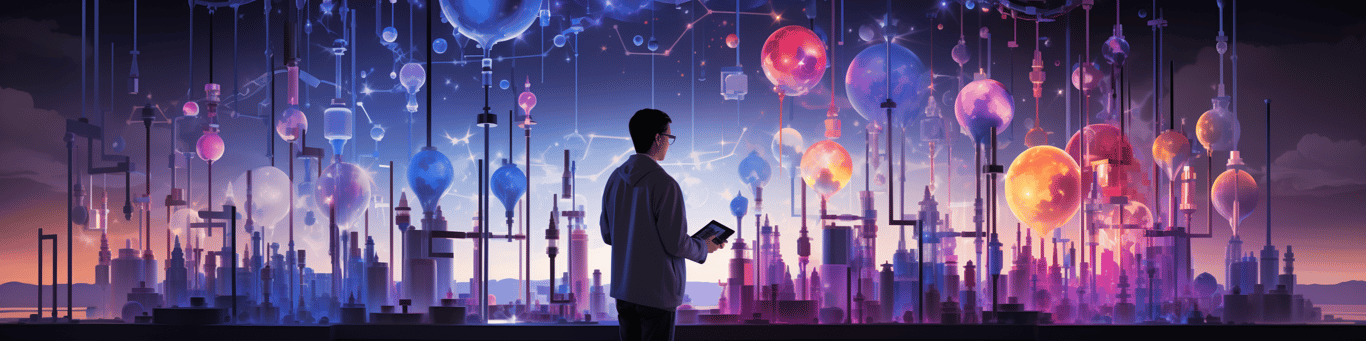 image of a doctor in a lab doing drug, clinical research