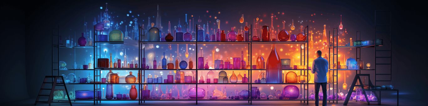 image of a doctor in a lab doing drug, clinical research