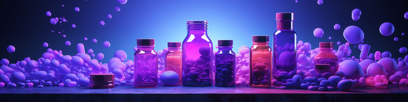 image of different drug pills on a surface