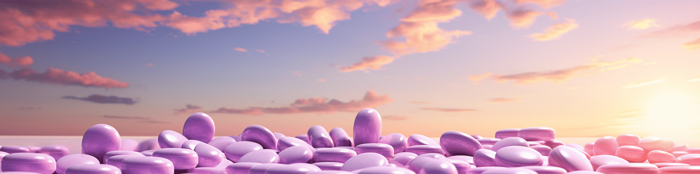 image of different drug pills on a surface