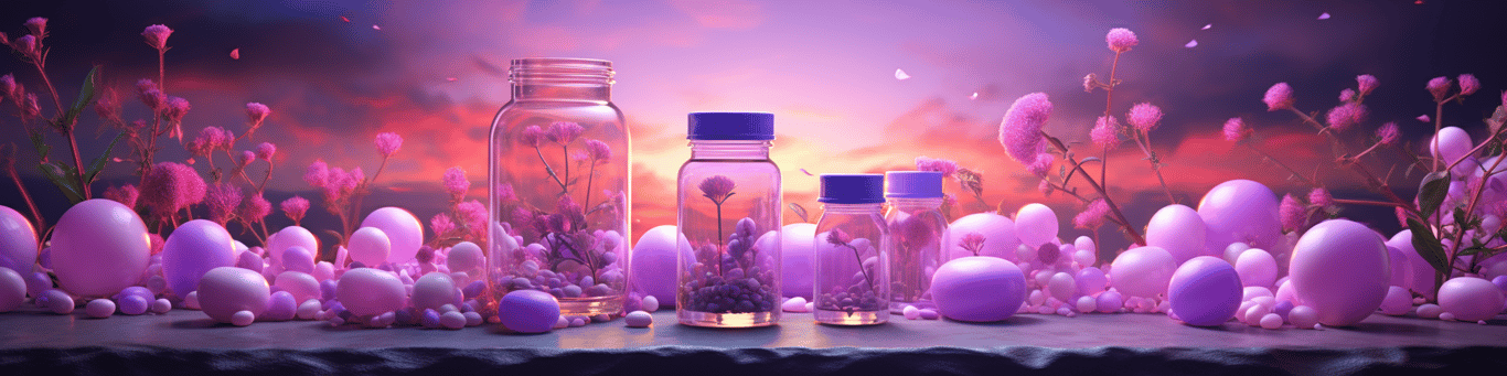 image of different drug pills on a surface