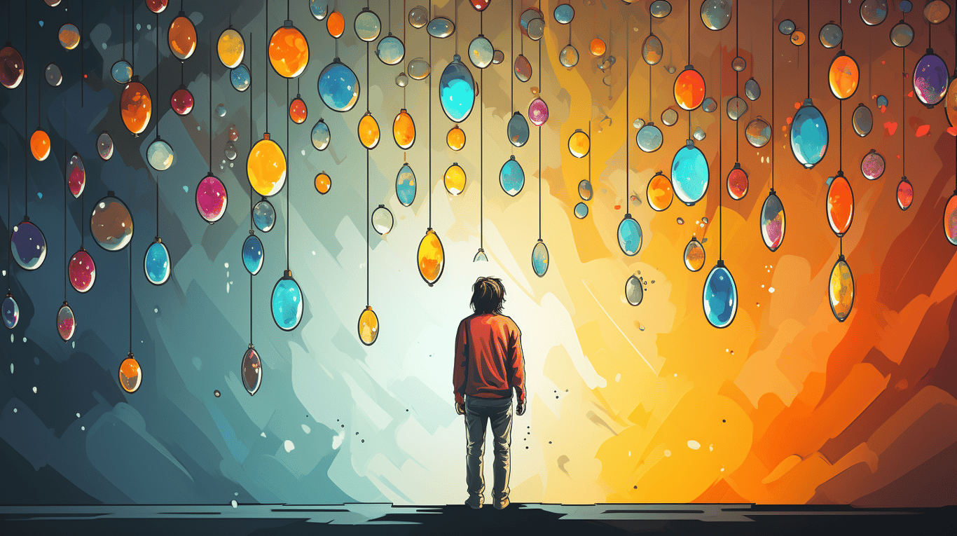 abstract image of a patient experiencing side effect