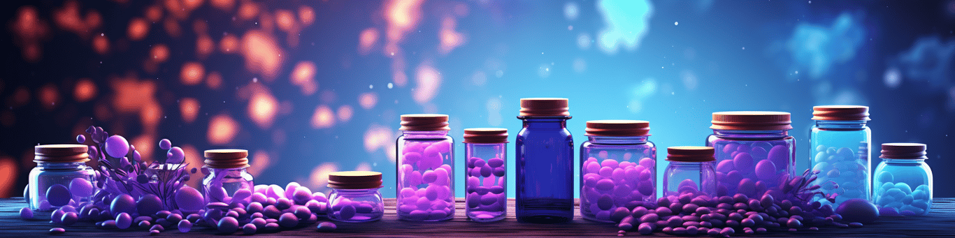 image of different drug pills on a surface