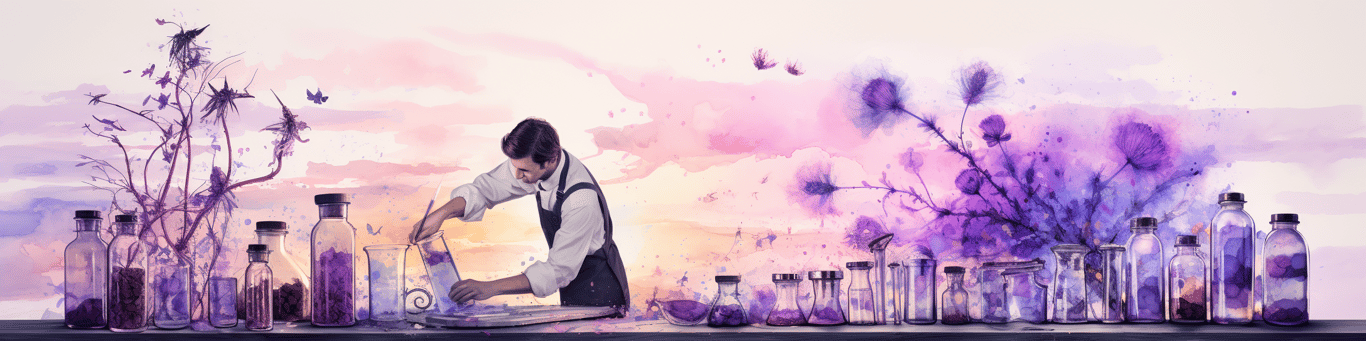 image of a doctor in a lab doing drug, clinical research