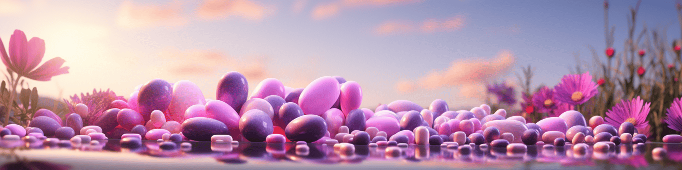 image of different drug pills on a surface