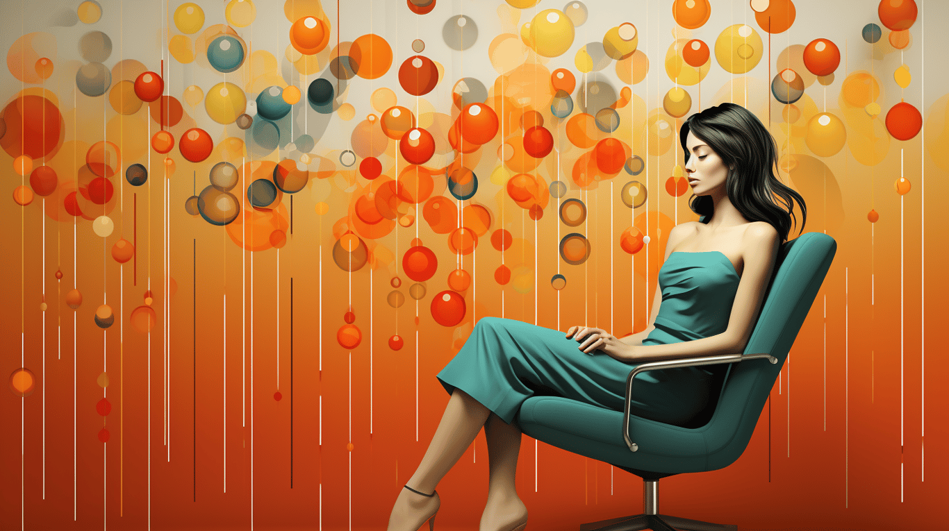 abstract image of a patient experiencing side effect