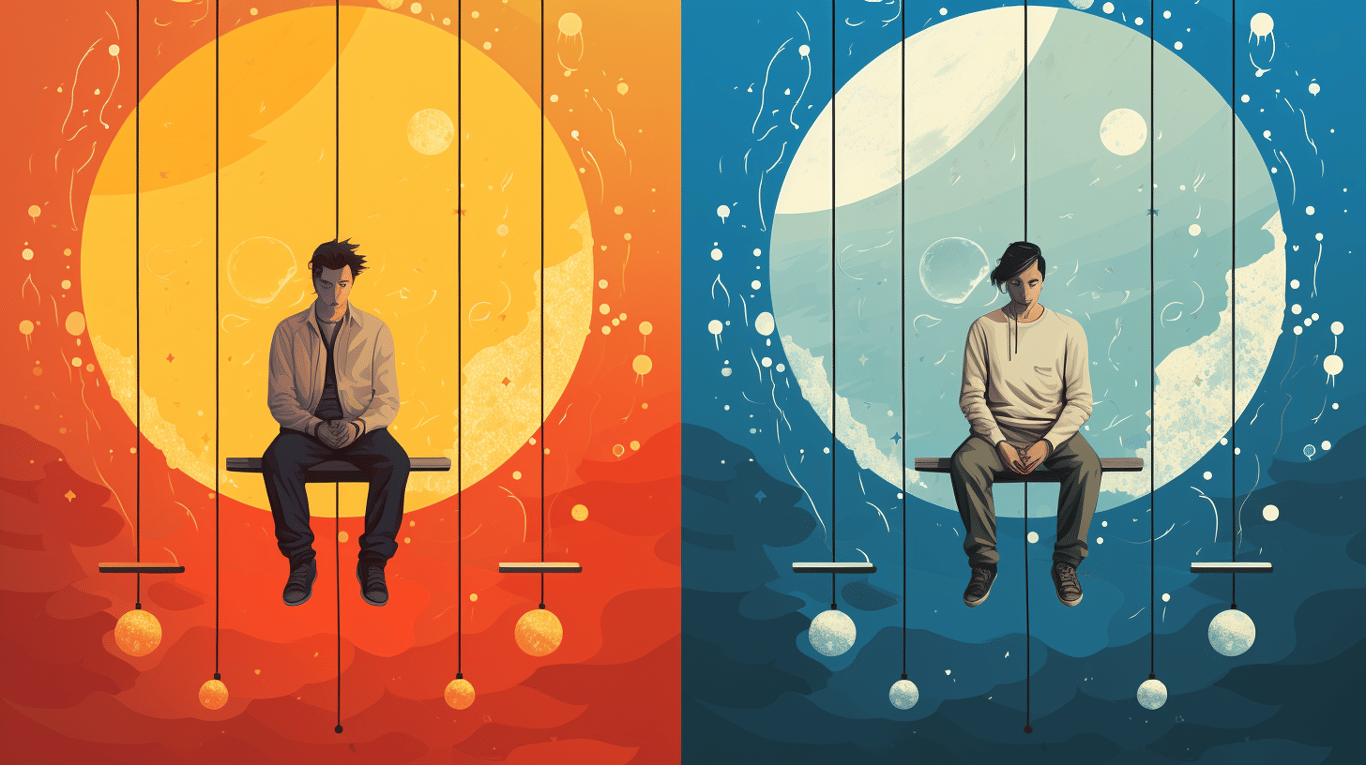 abstract image of a patient experiencing side effect