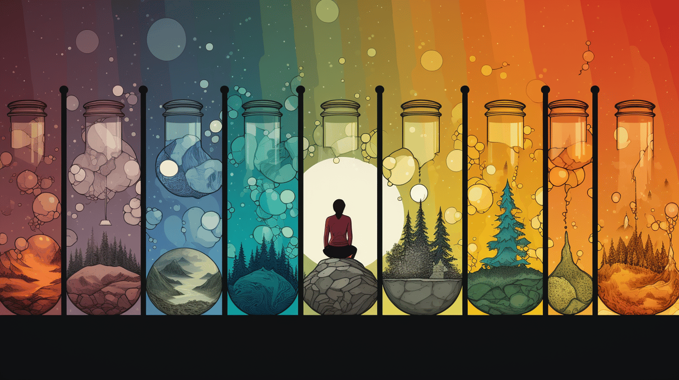 abstract image of a patient experiencing side effect