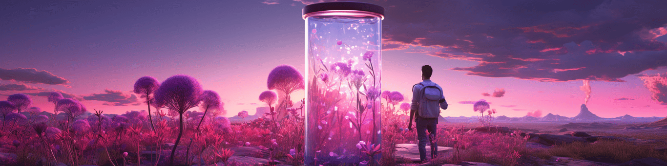 image of a doctor in a lab doing drug, clinical research