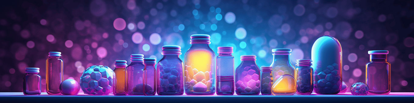 image of different drug pills on a surface