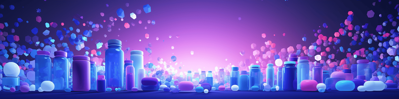 image of different drug pills on a surface