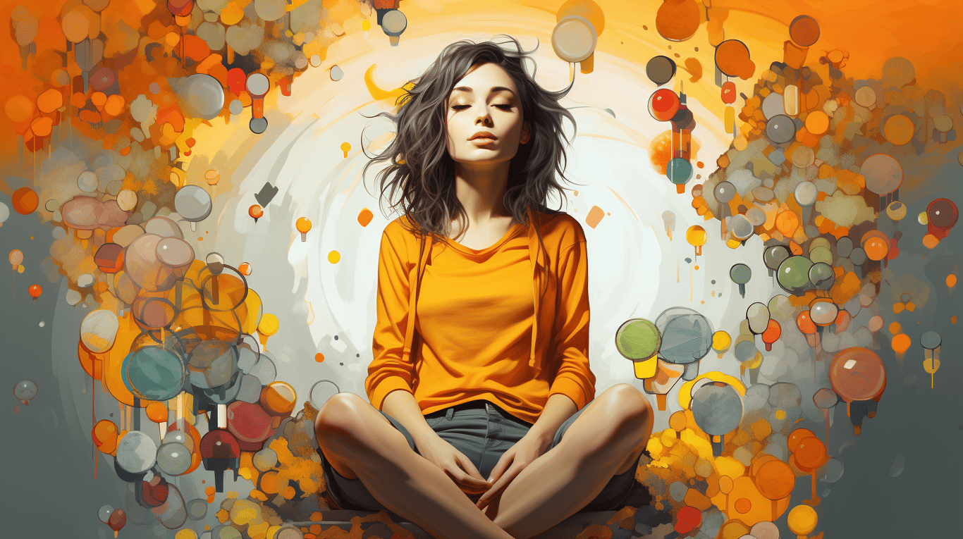 abstract image of a patient experiencing side effect