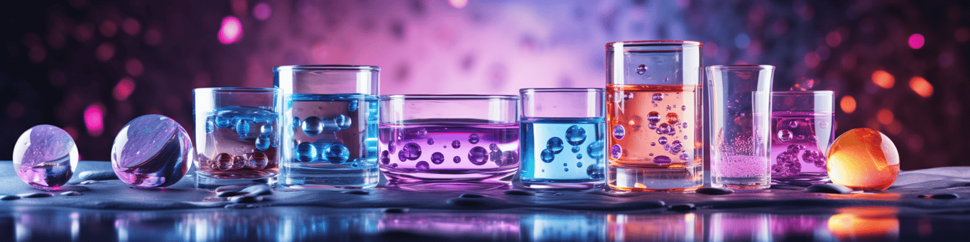 image of drug pills surrounding a glass of water symbolizing drug consumption