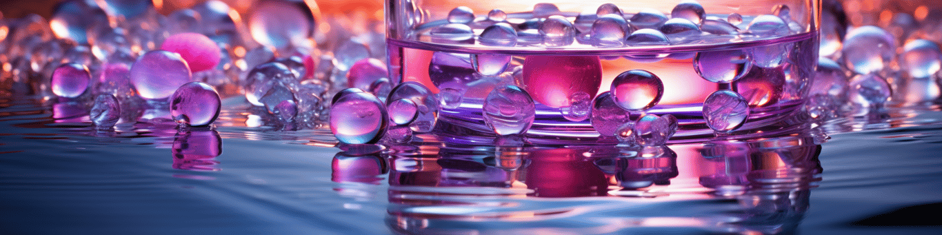 image of drug pills surrounding a glass of water symbolizing drug consumption