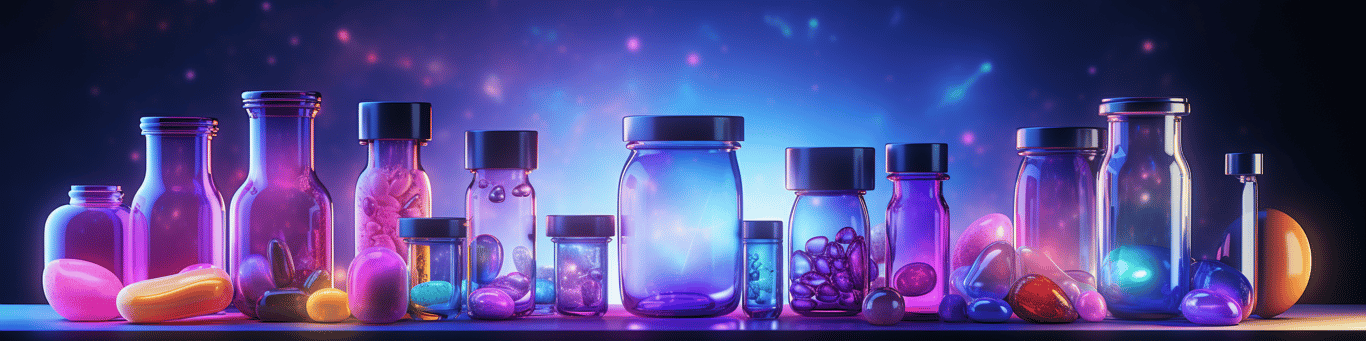 image of different drug pills on a surface