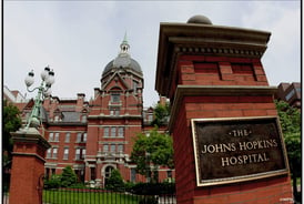 Photo of Johns Hopkins Hospital in Baltimore