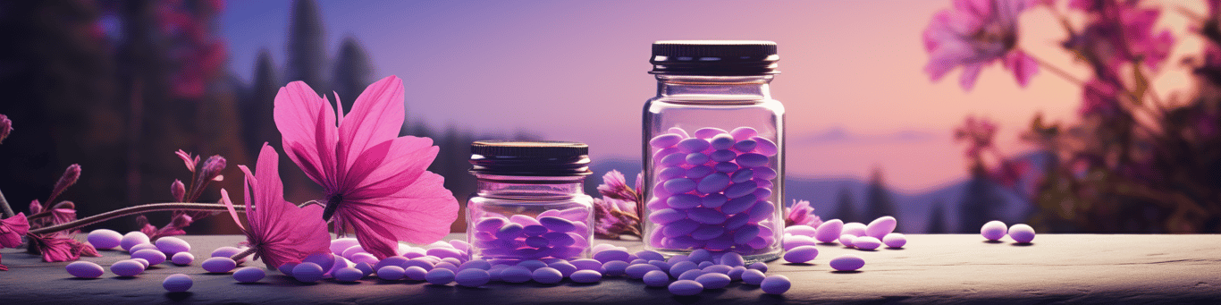 image of different drug pills on a surface