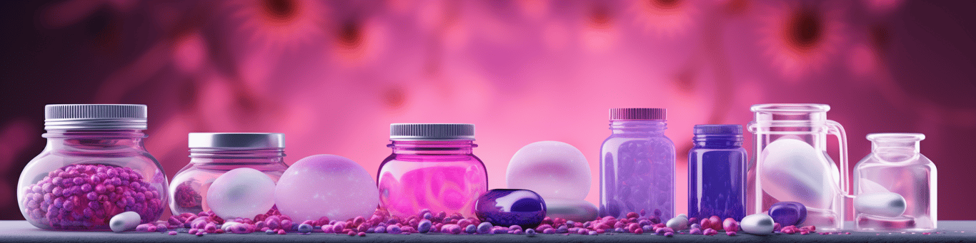 image of different drug pills on a surface