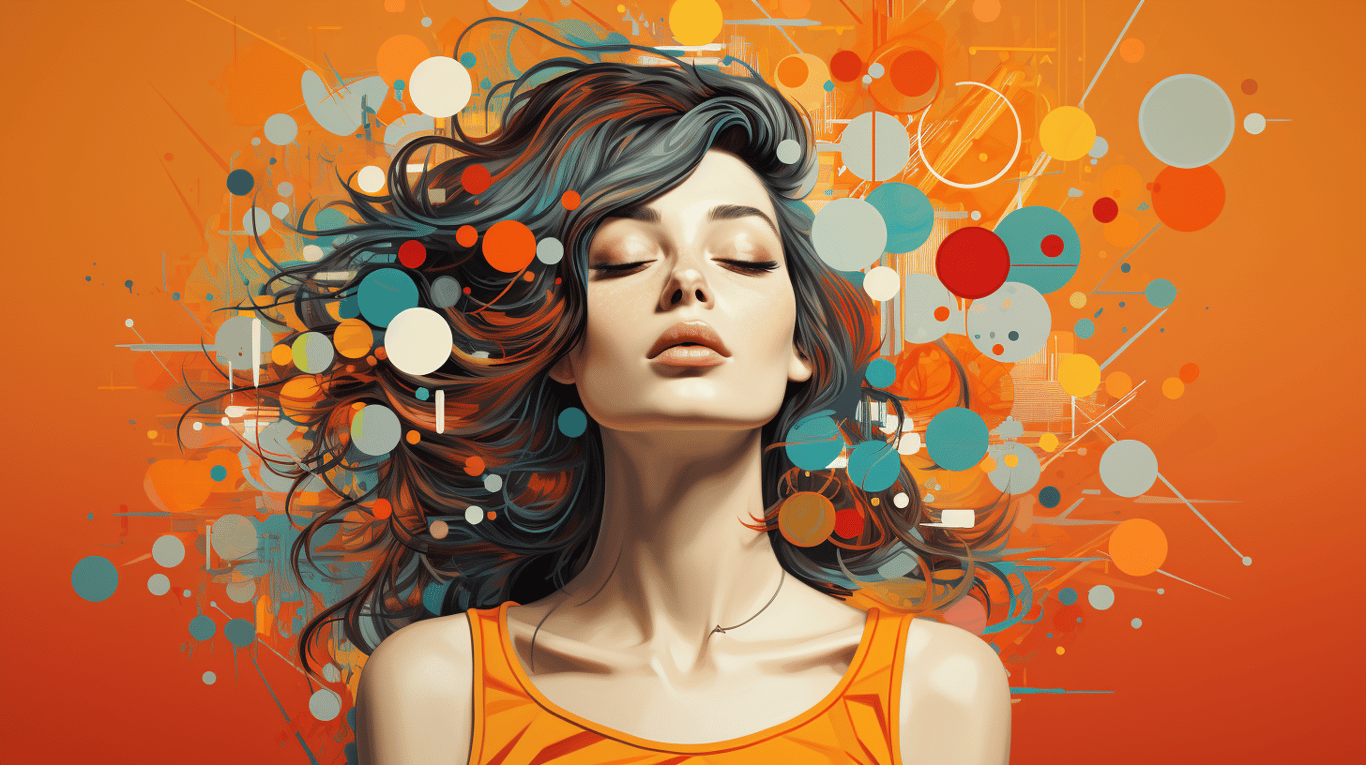 abstract image of a patient experiencing side effect