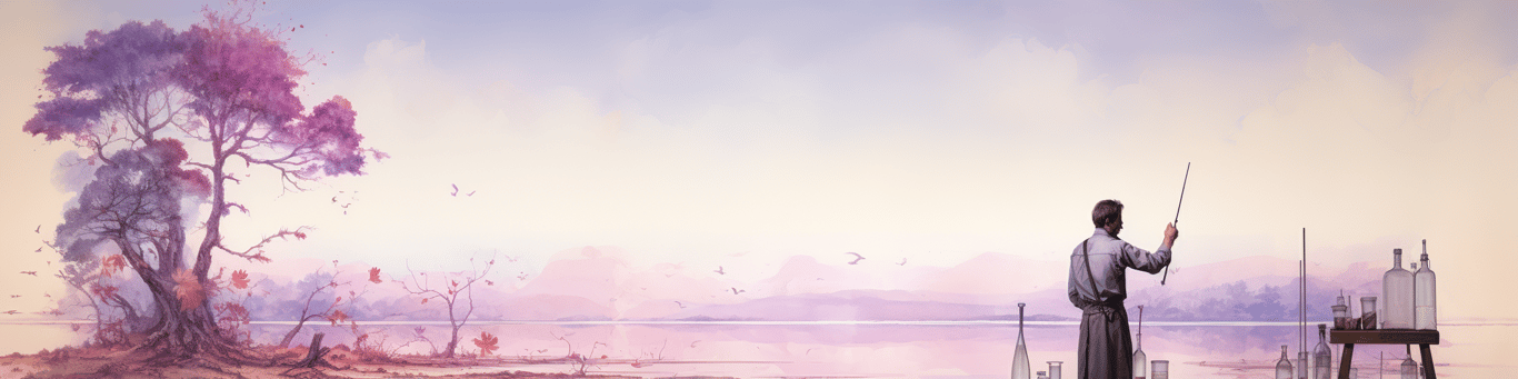 image of a doctor in a lab doing drug, clinical research