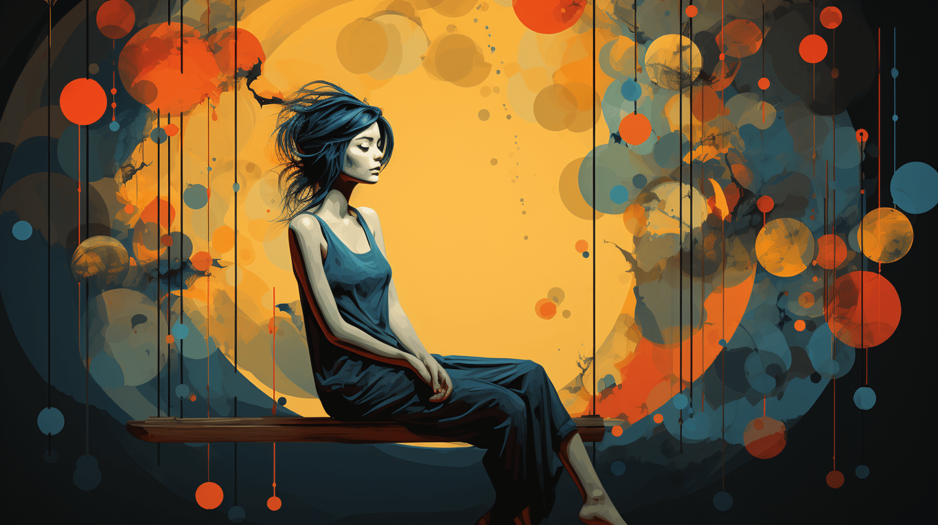 abstract image of a patient experiencing side effect